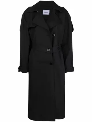 Side-Slit Trench Coat