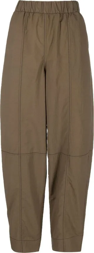 Elasticated-Waist Track Pants