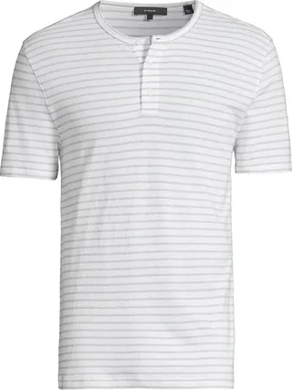 Pima Striped Henley