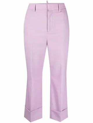 Cropped Tailored Trousers