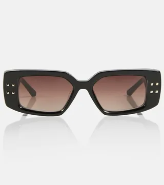 V-Cinque rectangular sunglasses