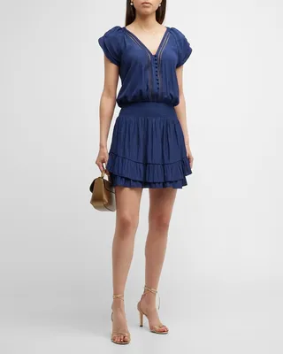 Lola Ruffle Mini Dress