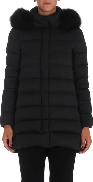 Herno Fur Trimmed Down Jacket