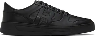 BOSS Black Leather Sneakers