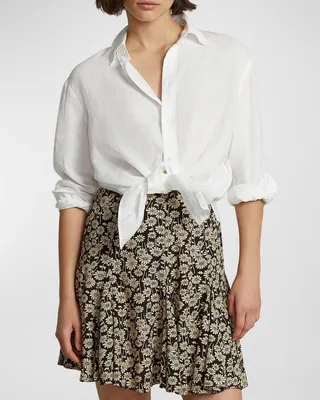 Relaxed Fit Linen Shirt