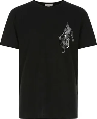 Alexander McQueen Graphic Printed Crewneck T-Shirt