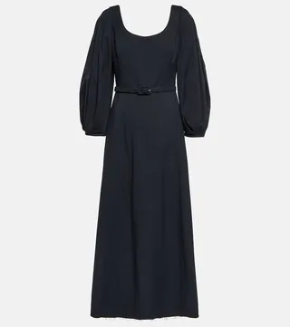 Mena silk midi dress