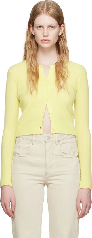 Isabel Marant Etoile Yellow Nita Cardigan