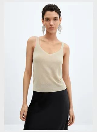 Strappy Ribbed Top