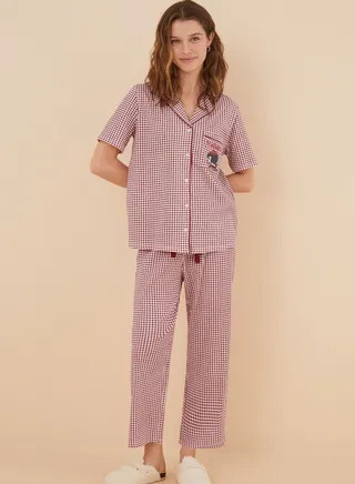Pocket Detail Pyjama Shirt And Pants