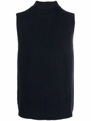 Sleeveless Knit Vest