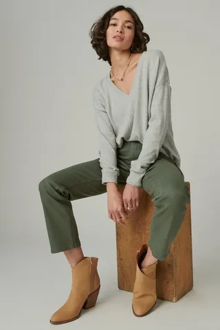 High Rise Zoe Straight Coated Jean