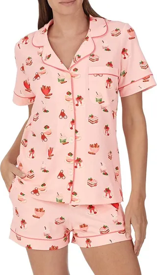 2-Piece Classic Shorty Pajama Set