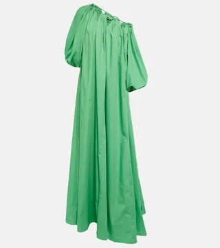 Cutout cotton gown