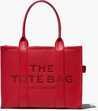 The Leather Large Tote Bag - Black
