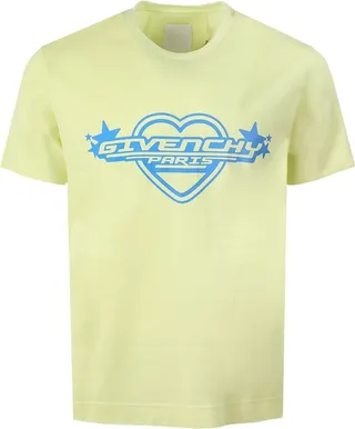 Classic Fit Print T-shirt Acid Yellow