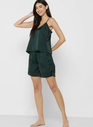 Strappy Cami Top and Shorts Set