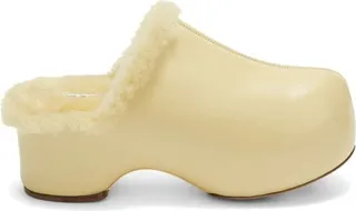 Shearling-Lined Clogs