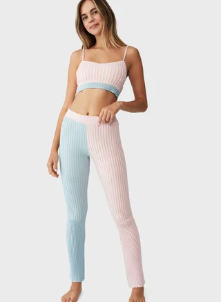 Two Tone Rib Bralette