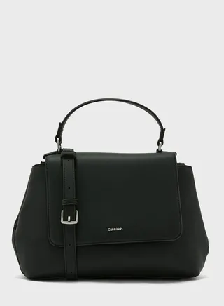 Top Handle Flapover Tote
