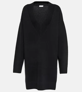 Wool sweater dress