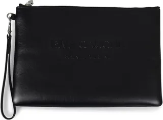 Embossed Logo Clutch