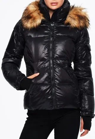 Allie Faux Fur Trimmed Down Puffer