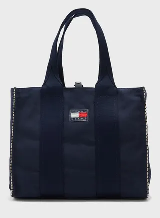 Denim Summer Vacation Tote Bag