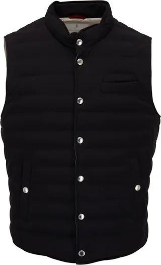 Padded High-Neck Gilet