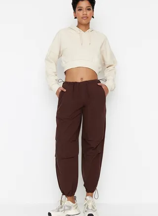 High Waist Parachute Pants
