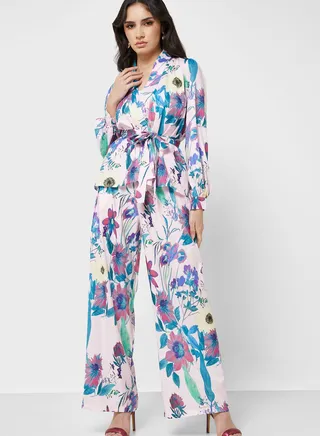Printed Shirt And Pant Set