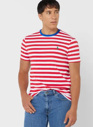 Striped Crew Neck T-Shirt