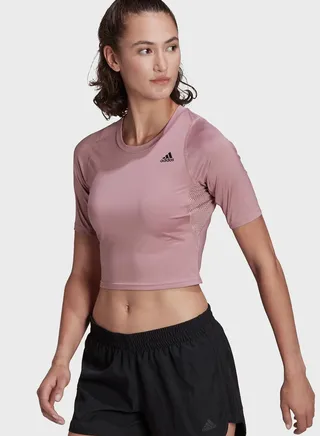 Run Fast Cropped T-Shirt