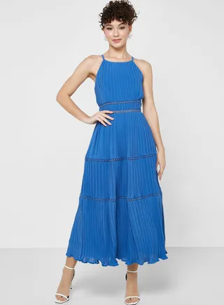 Strappy Ruffle Detail Dress