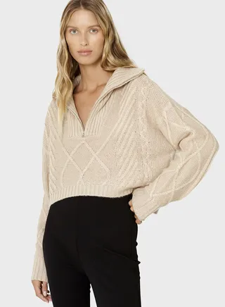Oversized Cropped Shirt