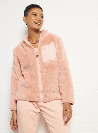 Logo Borg Jacket