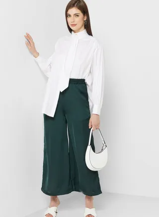 High Waist Wide Leg Pants