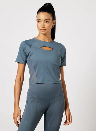 First Mile Running Crop Top