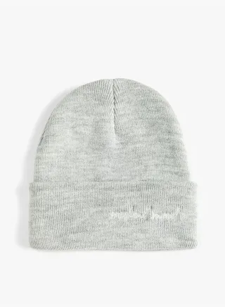 Rib-Knit Beanie