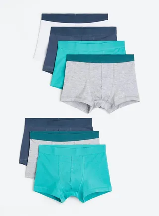 Kids 7 Pack Essential Boxer Shorts