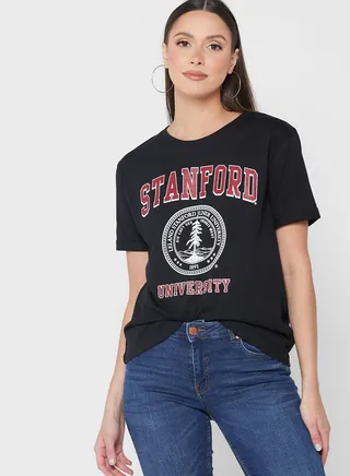 Crew Neck Printed T-Shirt