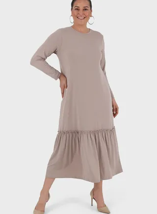 Ruffled Hem Dress