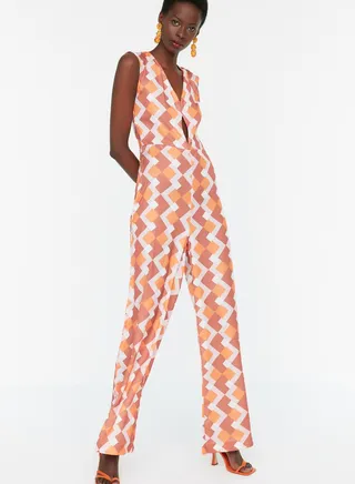 Keyhole Detail Jumpsuit