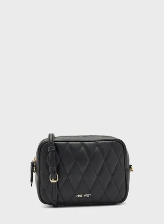 Chain Detailed Zip Over Crossbody