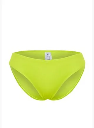 Green Textured Bikini Bottoms TBESS24BA00094