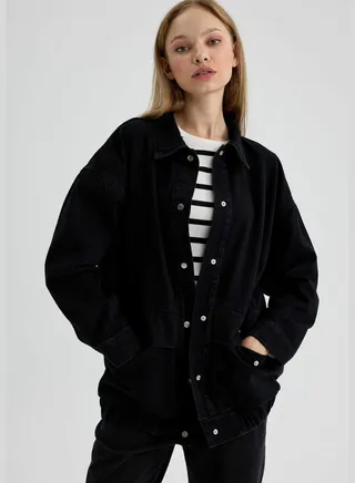 Woman Oversize Fit Denim Jacket