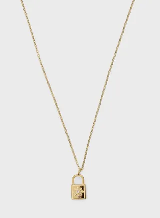 Tala Padlock Star Pendant Necklace