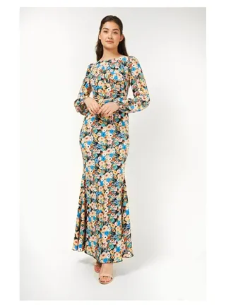 Multi Maxi Dress-Little Mistress
