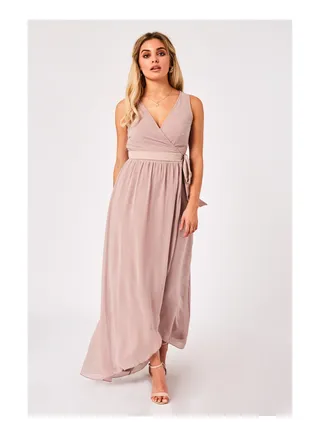 Little Mistress Mink Wrap Maxi