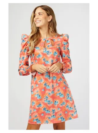 Little Mistress Red Floral Shift